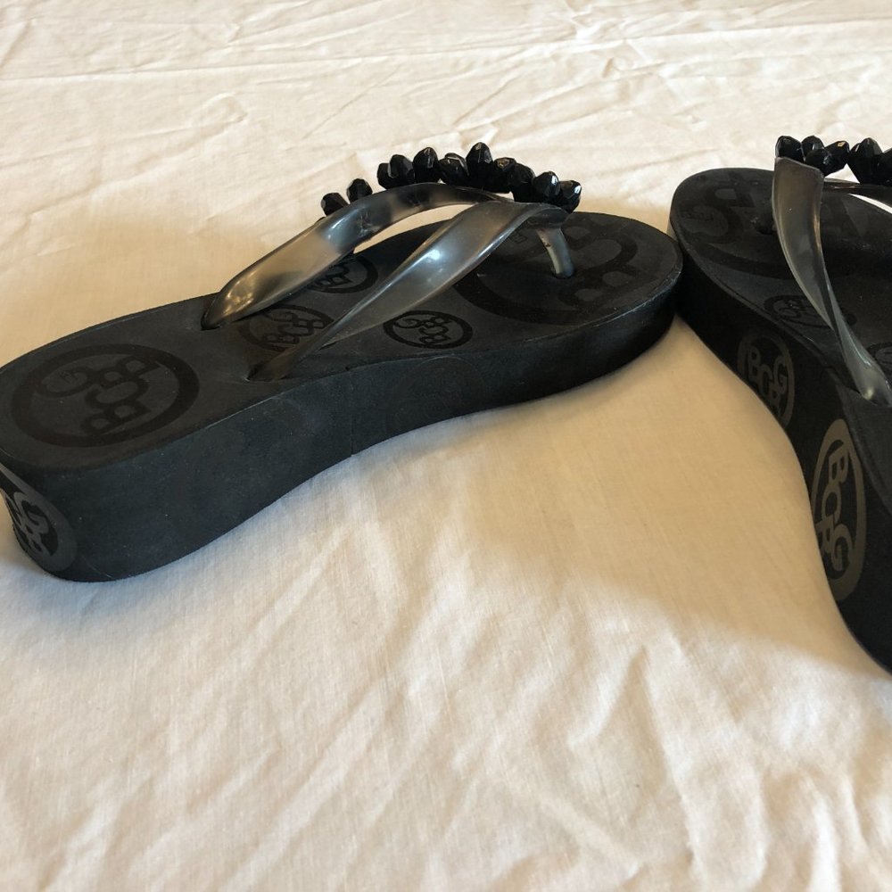 BCBG Black Sandals Size 8 - Picture 6 of 7